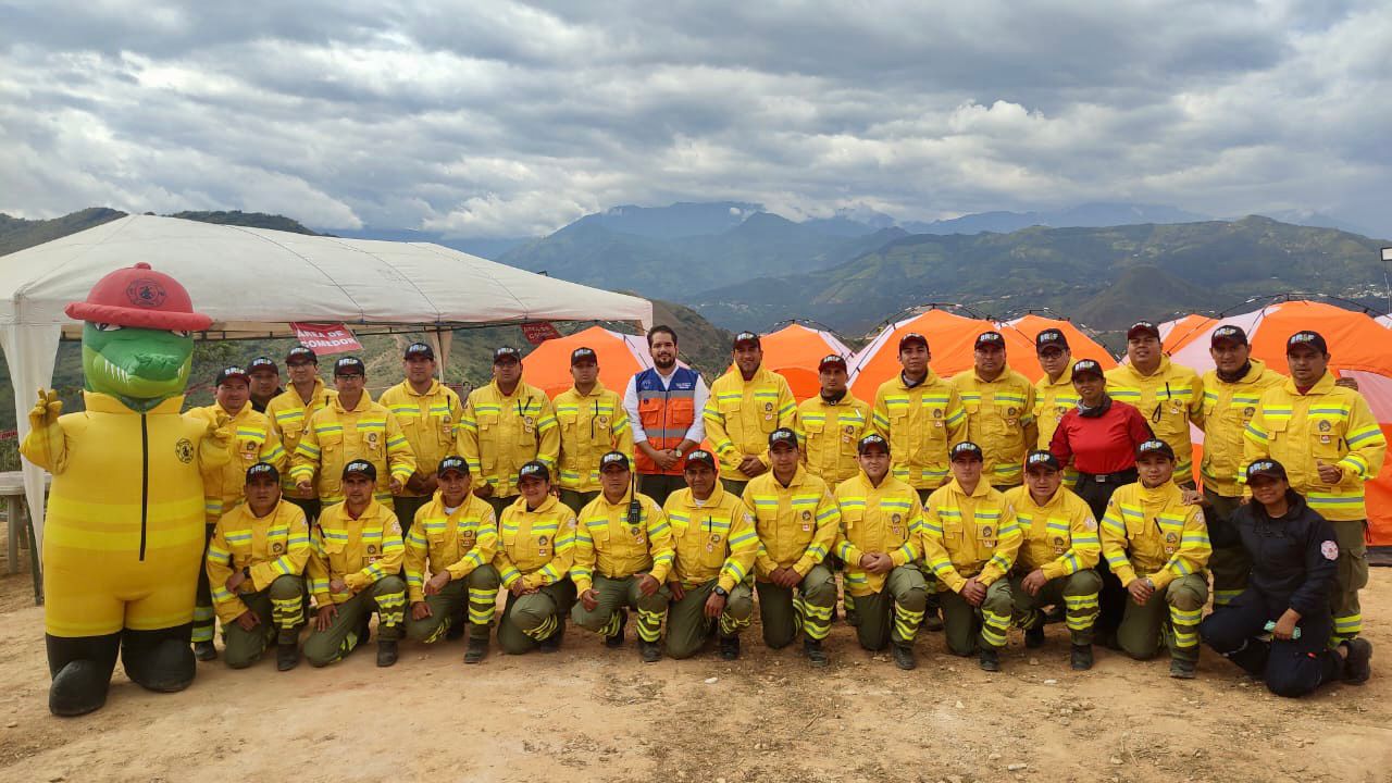 Seis cuerpos de bomberos participaron en la segunda acreditación de las Brigadas de Refuerzo en Incendio Forestales del país